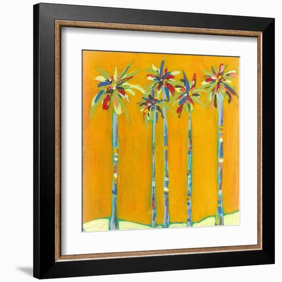 Five Palms-Jan Weiss-Framed Art Print