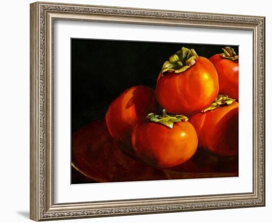 Five Persimmons-Terri Hill-Framed Giclee Print