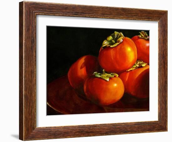 Five Persimmons-Terri Hill-Framed Giclee Print