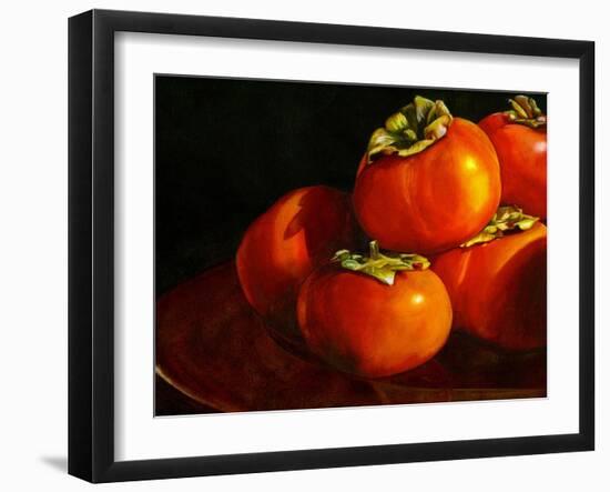 Five Persimmons-Terri Hill-Framed Giclee Print