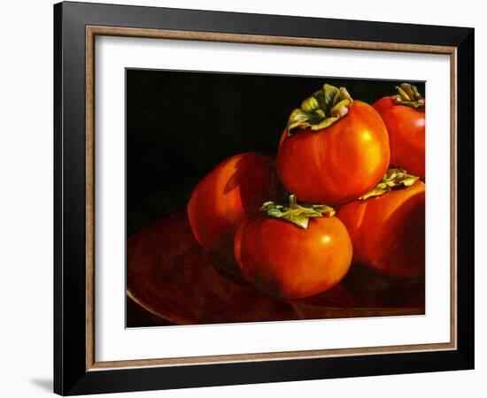 Five Persimmons-Terri Hill-Framed Giclee Print