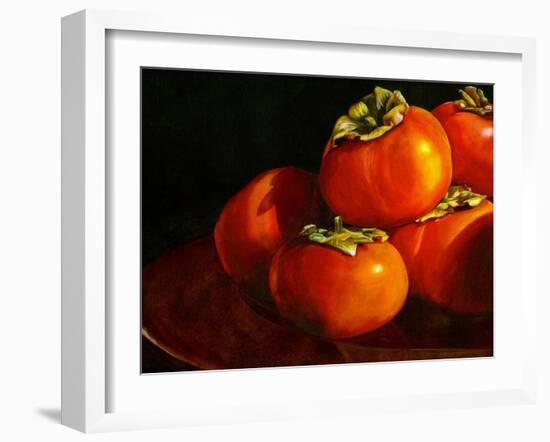 Five Persimmons-Terri Hill-Framed Giclee Print