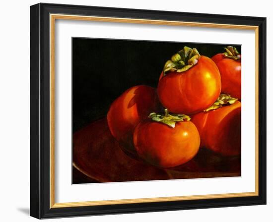 Five Persimmons-Terri Hill-Framed Giclee Print