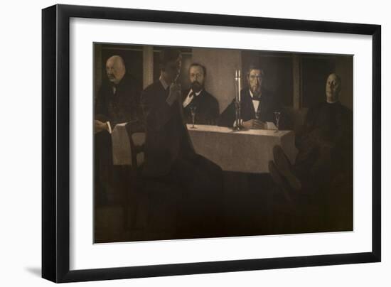 Five portraits, 1901-02-Vilhelm Hammershoi-Framed Giclee Print