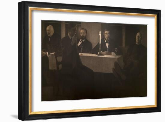 Five portraits, 1901-02-Vilhelm Hammershoi-Framed Giclee Print