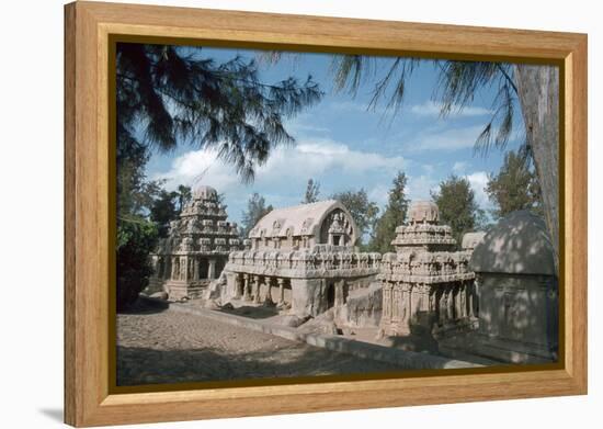 Five Rathas, Mahabalipuram, Tamil Nadu, India-Vivienne Sharp-Framed Premier Image Canvas