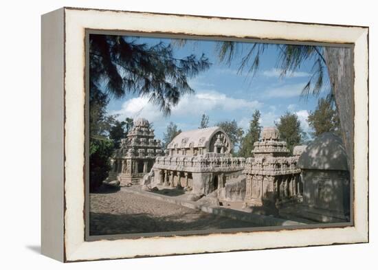Five Rathas, Mahabalipuram, Tamil Nadu, India-Vivienne Sharp-Framed Premier Image Canvas