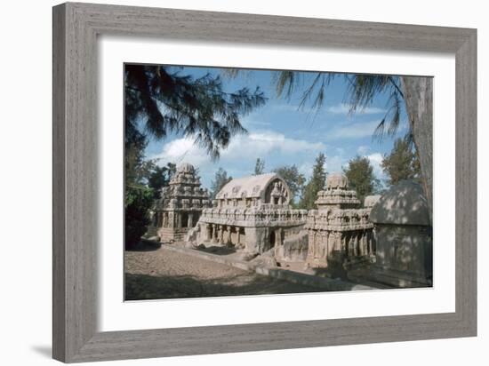 Five Rathas, Mahabalipuram, Tamil Nadu, India-Vivienne Sharp-Framed Photographic Print