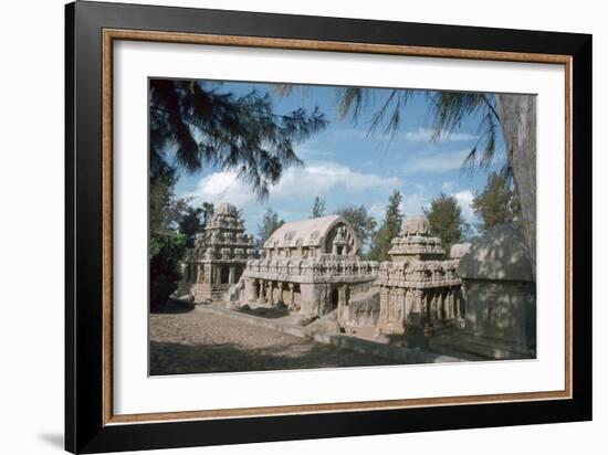 Five Rathas, Mahabalipuram, Tamil Nadu, India-Vivienne Sharp-Framed Photographic Print