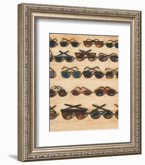 Five Rows of Sunglasses, 2000-Wayne Thiebaud-Framed Art Print