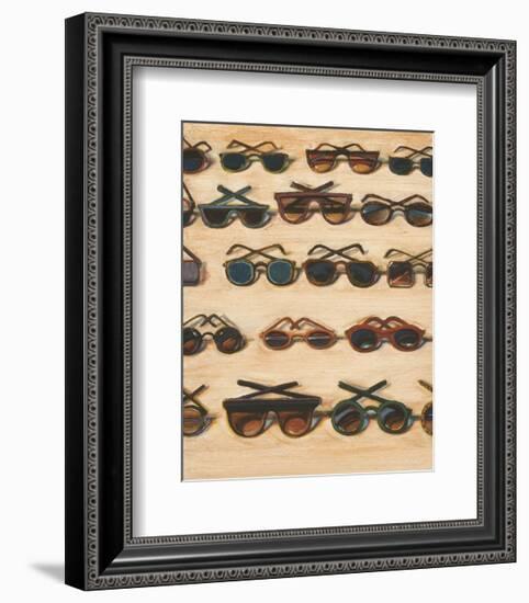 Five Rows of Sunglasses, 2000-Wayne Thiebaud-Framed Art Print