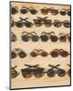 Five Rows of Sunglasses, 2000-Wayne Thiebaud-Mounted Art Print