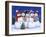 Five Snowmen-William Vanderdasson-Framed Giclee Print