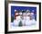 Five Snowmen-William Vanderdasson-Framed Giclee Print