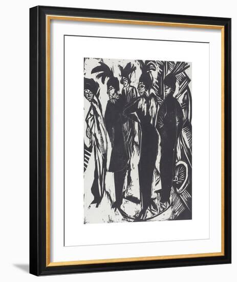 Five Tarts-Ernst Ludwig Kirchner-Framed Premium Giclee Print