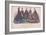 Five Women Wearing the Latest Winter Fashions, 1863-null-Framed Giclee Print
