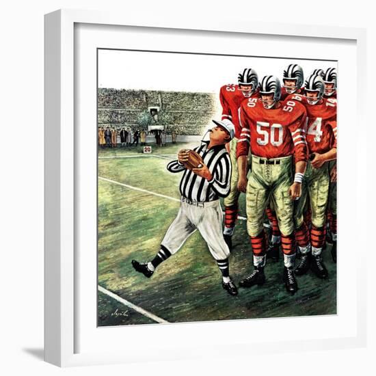 "Five Yard Penalty", December 5, 1959-Constantin Alajalov-Framed Giclee Print