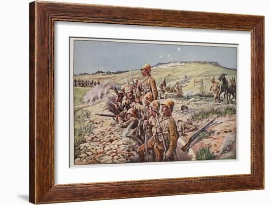 Fix Bayonets! in the Trenches at Ladysmith-Richard Caton Woodville-Framed Giclee Print