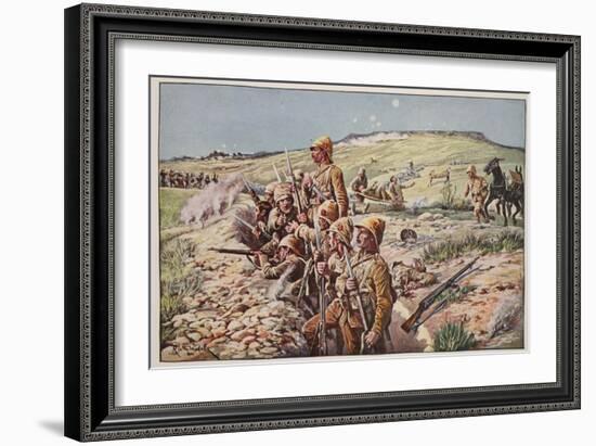 Fix Bayonets! in the Trenches at Ladysmith-Richard Caton Woodville-Framed Giclee Print