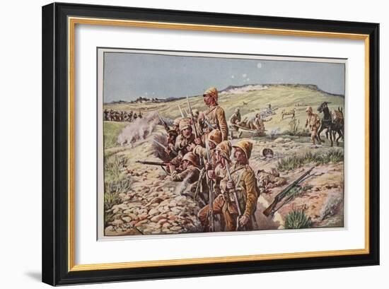 Fix Bayonets! in the Trenches at Ladysmith-Richard Caton Woodville-Framed Giclee Print