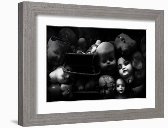 Fixed Gaze-null-Framed Art Print