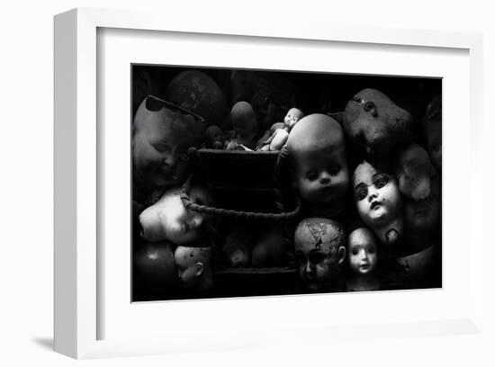 Fixed Gaze-null-Framed Art Print