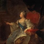 Portrait of Catherine II, 1780-Fjodor Rokotov-Framed Giclee Print