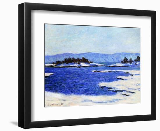 Fjord at Christiania, Norway, 1895-Claude Monet-Framed Giclee Print