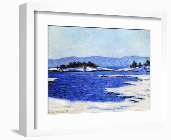 Fjord at Christiania, Norway, 1895-Claude Monet-Framed Giclee Print