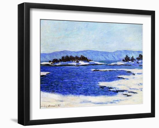 Fjord at Christiania, Norway, 1895-Claude Monet-Framed Giclee Print