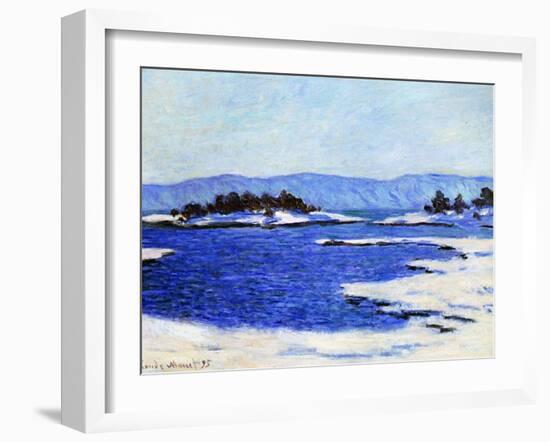 Fjord at Christiania, Norway, 1895-Claude Monet-Framed Giclee Print