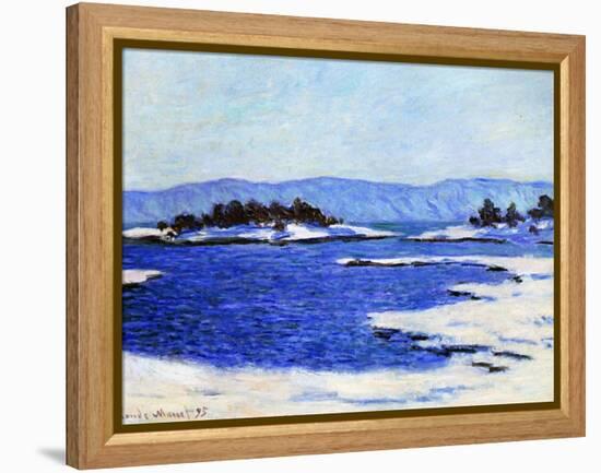 Fjord at Christiania, Norway, 1895-Claude Monet-Framed Premier Image Canvas