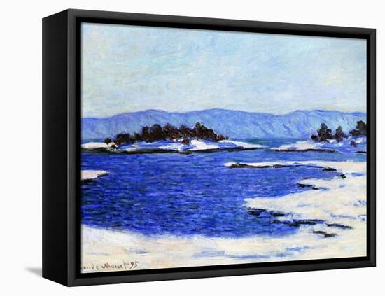 Fjord at Christiania, Norway, 1895-Claude Monet-Framed Premier Image Canvas