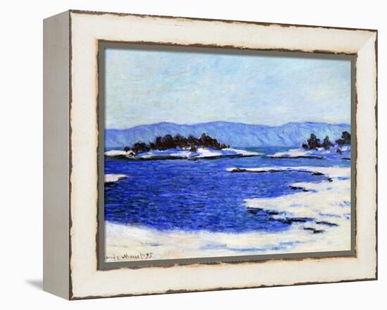 Fjord at Christiania, Norway, 1895-Claude Monet-Framed Premier Image Canvas