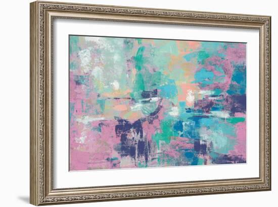 Fjord Reflections Crop Bright-Silvia Vassileva-Framed Art Print