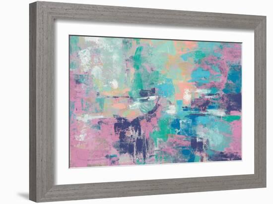 Fjord Reflections Crop Bright-Silvia Vassileva-Framed Art Print