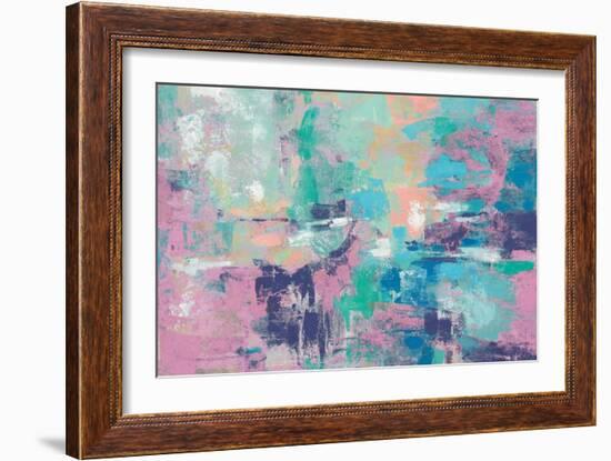 Fjord Reflections Crop Bright-Silvia Vassileva-Framed Art Print