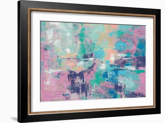 Fjord Reflections Crop Bright-Silvia Vassileva-Framed Art Print