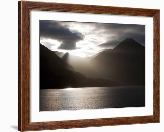 Fjord, Thomson Sound, South Island, New Zealand, Pacific-Thorsten Milse-Framed Photographic Print