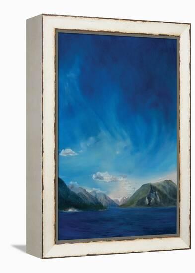 Fjords of Norway, 2011 (Oil on Canvas)-Antonia Myatt-Framed Premier Image Canvas