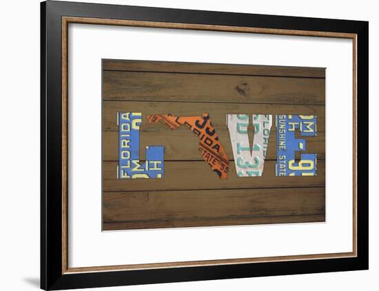 FL State Love-Design Turnpike-Framed Giclee Print