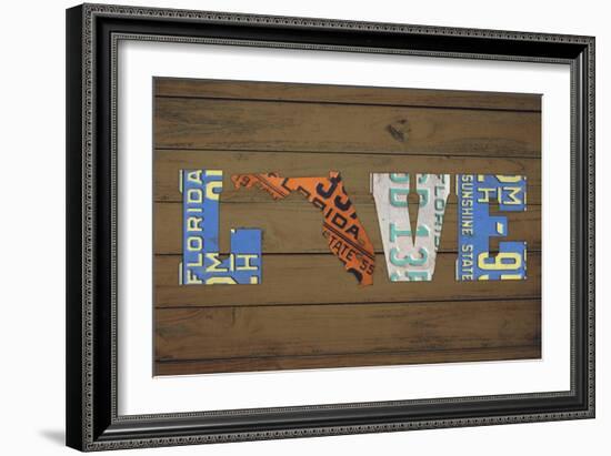 FL State Love-Design Turnpike-Framed Giclee Print