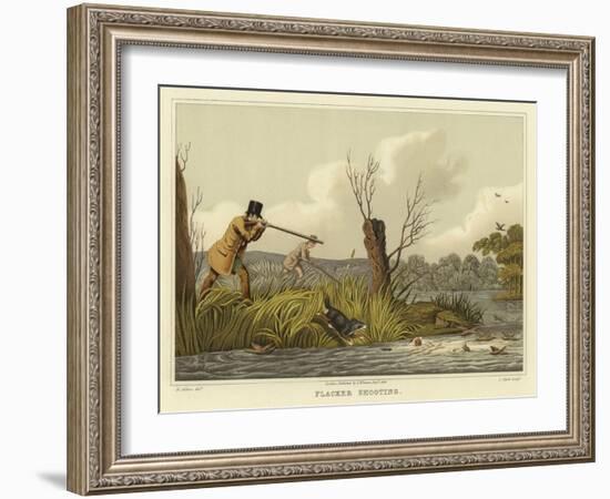 Flacker Shooting-Henry Thomas Alken-Framed Giclee Print