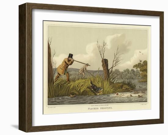 Flacker Shooting-Henry Thomas Alken-Framed Giclee Print