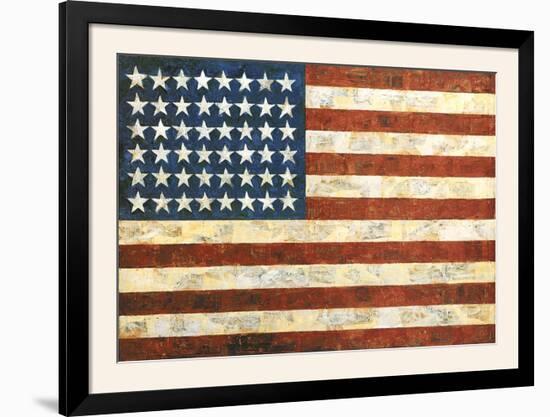 Flag, 1954-Jasper Johns-Framed Art Print