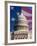 Flag Behind U.S. Capitol-Joseph Sohm-Framed Photographic Print