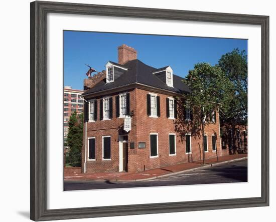 Flag House, Baltimore, MD-Barry Winiker-Framed Photographic Print