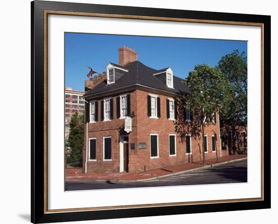 Flag House, Baltimore, MD-Barry Winiker-Framed Photographic Print