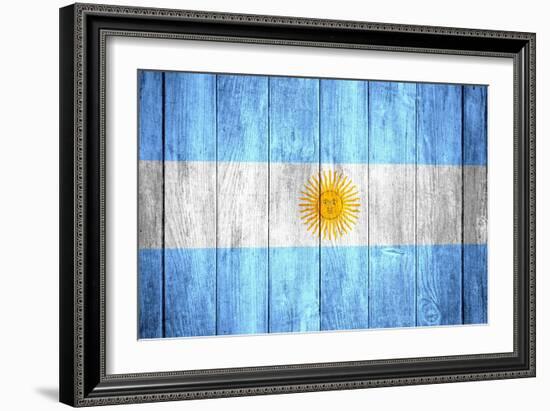 Flag Of Argentina-Miro Novak-Framed Art Print