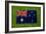 Flag of Australia on Grass-raphtong-Framed Premium Giclee Print